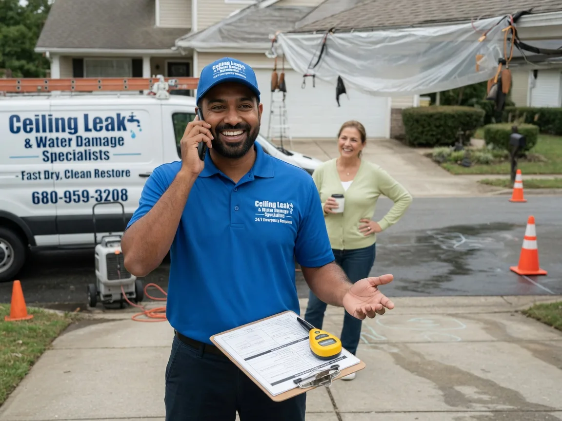 Ceiling Leak Cleanup Forked River, NJ FAQs